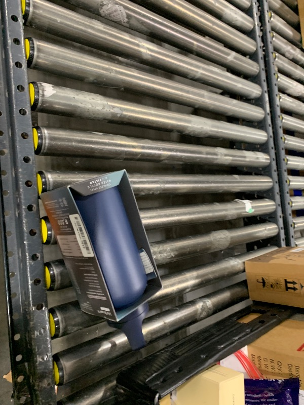 Photo 1 of LifeStraw Go Series — Insulated Stainless Steel Water Filter Bottle for Travel and Everyday Use Removes Bacteria, Parasites and Microplastics, Improves Taste, 1L Aegan Sea