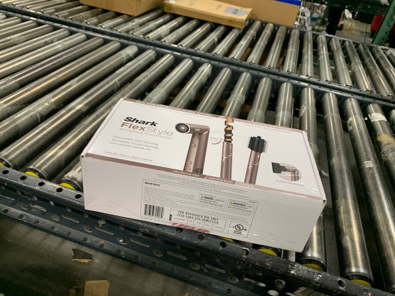 Photo 1 of Shark FlexStyle Air Styling & Drying System, Powerful Hair Blow Dryer & Multi-Styler with Auto-Wrap Curlers, Oval Brush, Concentrator Attachment, Mocha, HD431BR