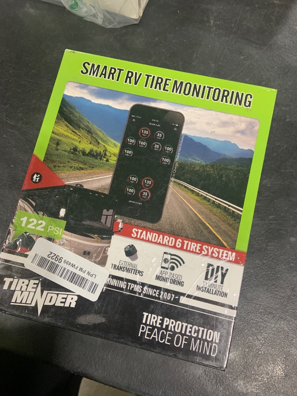 Photo 1 of TireMinder Smart TPMS with 6 Transmitters for RVs, MotorHomes, 5th Wheels, Motor Coaches and Trailers
