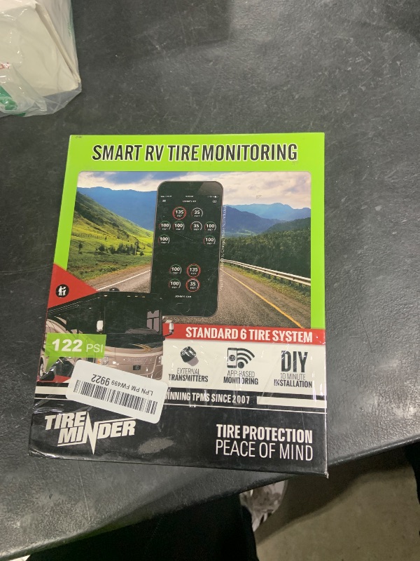 Photo 1 of TireMinder Smart TPMS with 6 Transmitters for RVs, MotorHomes, 5th Wheels, Motor Coaches and Trailers