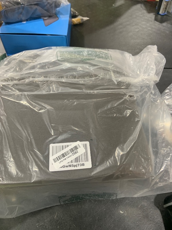 Photo 1 of AddGrace Anti-Slip Bar Stool Cushions Square Bar Stool Seat Cushions with Ties Set of 4 Small Square Chair Pads with Machine Washable Cover 12"X12"X2" (Light Blue)