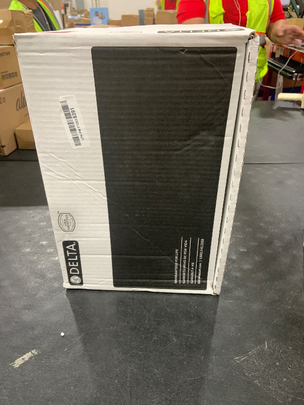 Photo 1 of Delta Faucet Modern Raincan Square Single-Function Tub and Shower Trim Kit Gold, Tub Faucet Set, Rainfall Shower Head Gold, Delta Shower Kit, Champagne Bronze T14468-CZ-PP (Valve Not Included)