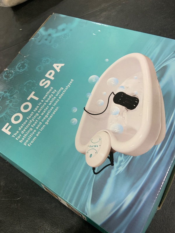 Photo 1 of Idudbid Ionic Foot Bath Detox Machine - Suitable for Home Use, Home Salon-Level Spa Detox Machine, Healthy Detoxification, with Foot Bath, Array * 2, Liner