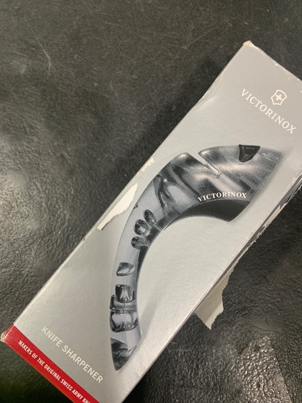 Photo 1 of Victorinox Knife Sharpener Handheld Ceramic Roller Black