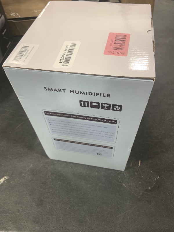 Photo 1 of Humidifiers for Bedroom Large Room Baby, 4L Ultrasonic Cool Mist Humidifier, 304 Stainless Steel humidifiers, Auto Humidity Control, Humidity Display, Night Light, Quiet,Timer,Aromatherapy