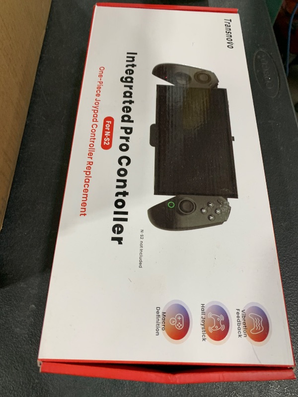 Photo 1 of TRANSNOVO Handheld Controller for Nintendo Switch 2, Pro Controller Replacement with Native C-Button, 9-Axis Gyro, Wired Zero Latency, Ergonomic Grip, Hall Effect Joysticks No Drift, Macros/Turbo
