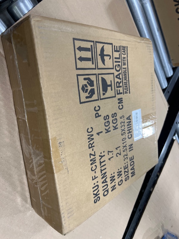 Photo 1 of Fultyle Small Side Table, Drink Table for Small Spaces, Modern Martini Table with Solid Wood Leg, Round End Tables Living Room for Bedroom and Office (Rustic Walnut)