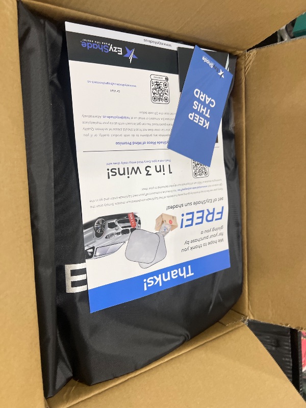 Photo 1 of EzyShade 10-Layer Car Cover Waterproof All Weather - See Vehicle Size-Chart - Car Covers for Automobiles & Car Snow Cover - Full Exterior Covers - Winter Rain Sun SUV Sedan. Size A4 (See SizeChart)