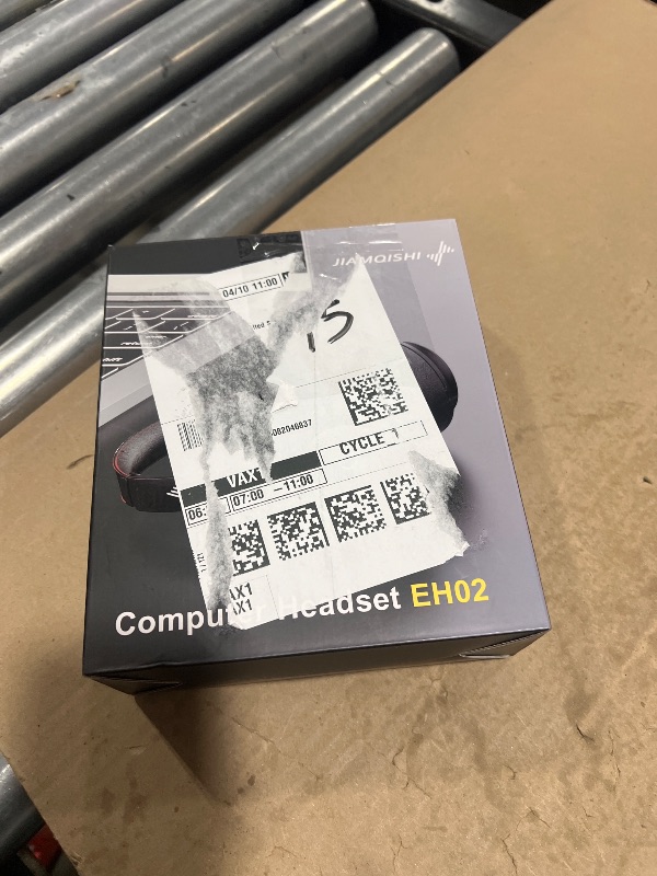 Photo 1 of JIAMQISHI Wireless Headset with Mic for Work, Bluetooth V5.2 Headphones with AI Noise Cancelling Microphone, USB Dongle, Clear Calls & Mic Mute, for Laptop, PC, iPhone & Android Phones