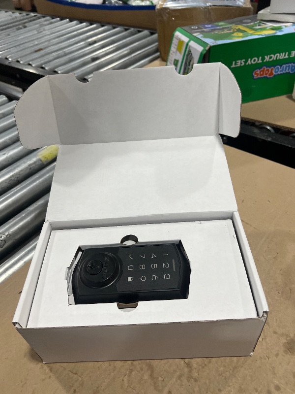 Photo 1 of Kwikset SmartCode 270 Keyless Entry Electronic Touchpad Deadbolt Door Lock with Auto-Lock, Custom User Codes, Advanced Security in Matte Black Traditional