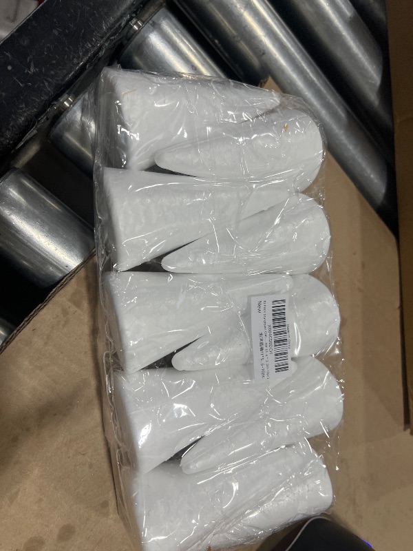 Photo 1 of 10 Pack Styrofoam Cones for Craft, 4.3x2.2in Craft Foam Tree Cones, White Small Polystyrene Foam Cones for Craft Use for DIY Art Projects, Christmas Tree Holiday Decor (4.3 * 2.2in-10pc)