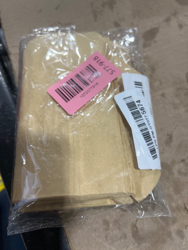 Photo 1 of 100-pack 3x5 Inches Mini Size Natural Kraft Paper Bags for Bakery Cookies Treats Snacks Popcorn Small Gift bag