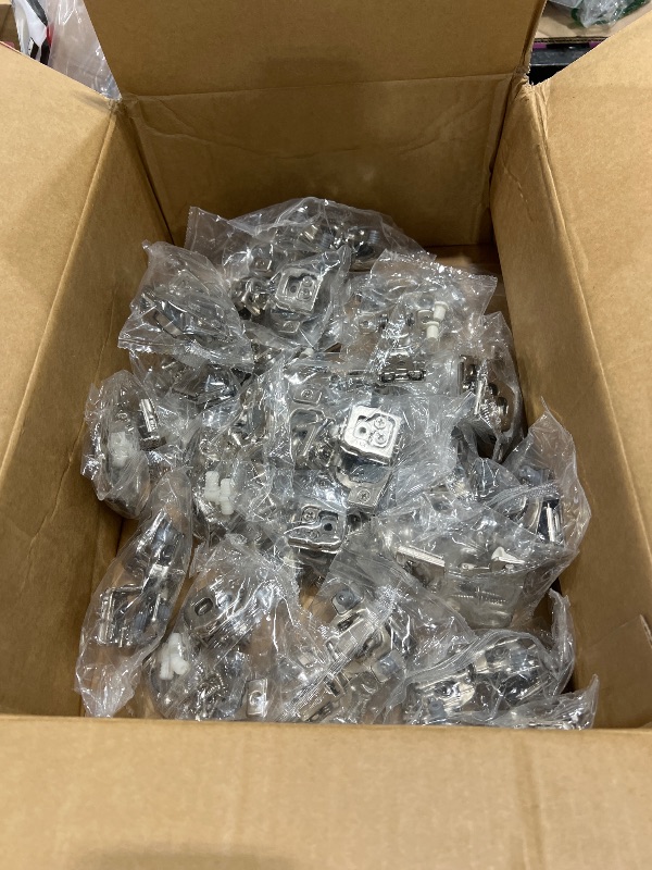 Photo 1 of Chibery 60 Pack 1" Overlay 4D Soft Close Concealed Hinges for Face Frame Door, Adjustable Closing Speed, Smooth Slow Self Close Hinges, Satin Nickel, 105° Open Angle Stainless Steel Cabinet Hinges