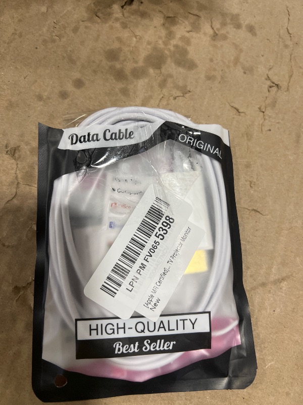 Photo 1 of [Apple MFi Certified] Apple Lightning to HDMI Cable Adapter for iPhone to TV, 1080P Digital AV Adapter Sync Screen Connector Compatible for iPhone 14 13 12 11 Pro Max XS XR X 8 to TV Projector Monitor