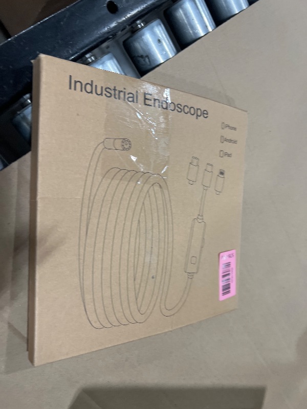 Photo 1 of [Dual-Lens] Endoscope Camera with Light,1920P HD Borescope with 8+1 Adjustable LED Lights, IP67 Waterproof Endoscope with Semi-Rigid Snake Cable, Inspection Borescope for iOS and Android-16.4ft