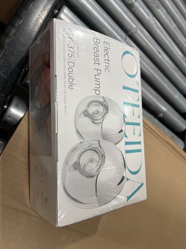 Photo 1 of Hands Free Breast Pump Wearable MY-375 - Strong Suction, Low Noise, Wearable Breastfeeding Pump with 4 Mode &12 Levels, Portable Electric Breast Pump 24mm - 19/21/Insert/Flange, 2 Pack (White)