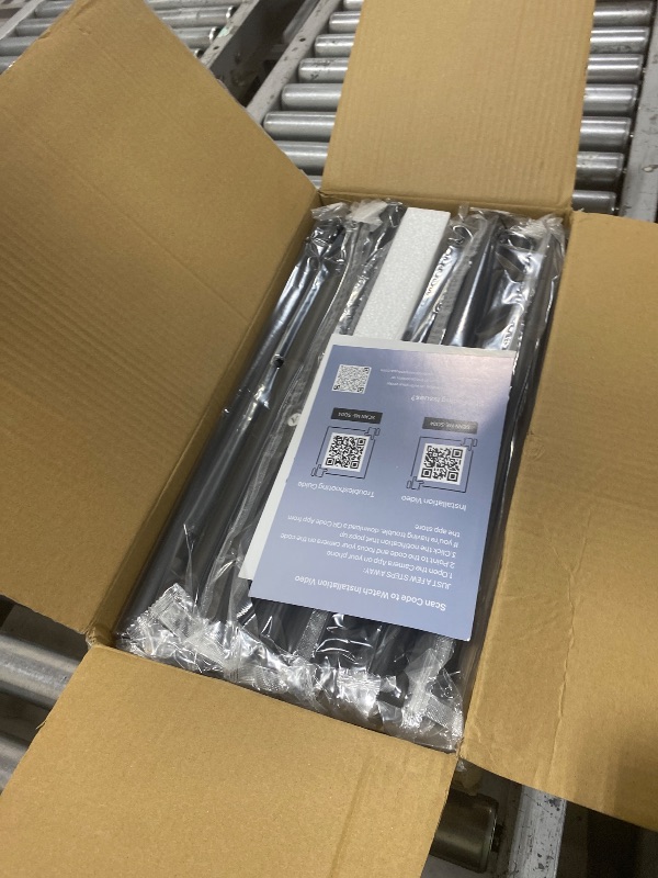 Photo 1 of SEIRIONE Corner Shower Caddy Tension Pole, Quick Setup, Rust-Free Bathroom Shower Organizer Corner for Bathtub Shampoo Storage, 4-Tier Adjustable Shelf, Drill Free, Fits 34 to 116 Inch Height, Black