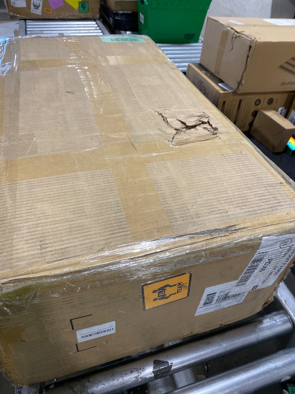 Photo 1 of ansefe 70 Inch Black TV Stand for Living Room, LED Entertainment Center for Gaming, Modern TV Cabinet Console, Transparent Glass Door Storage Cabinet