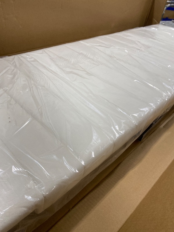 Photo 1 of LUBEDCY Full Size Upholstered Platform Bed Frame, Modern Beige Fabric Bed with Vertical Tufted Headboard, No Box Spring Needed, Sturdy Slat Support for Bedroom, Easy Assembly(Beige, Full)