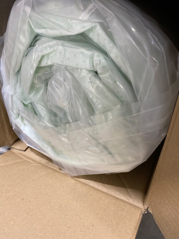 Photo 1 of Zinus 10 Inch Queen Green Tea Memory Foam Mattress [New Version], Fiberglass Free, Medium Firm Feel, Zoned Pressure Relief, Certified Safe Foams & Fabric, Mattress in A Box