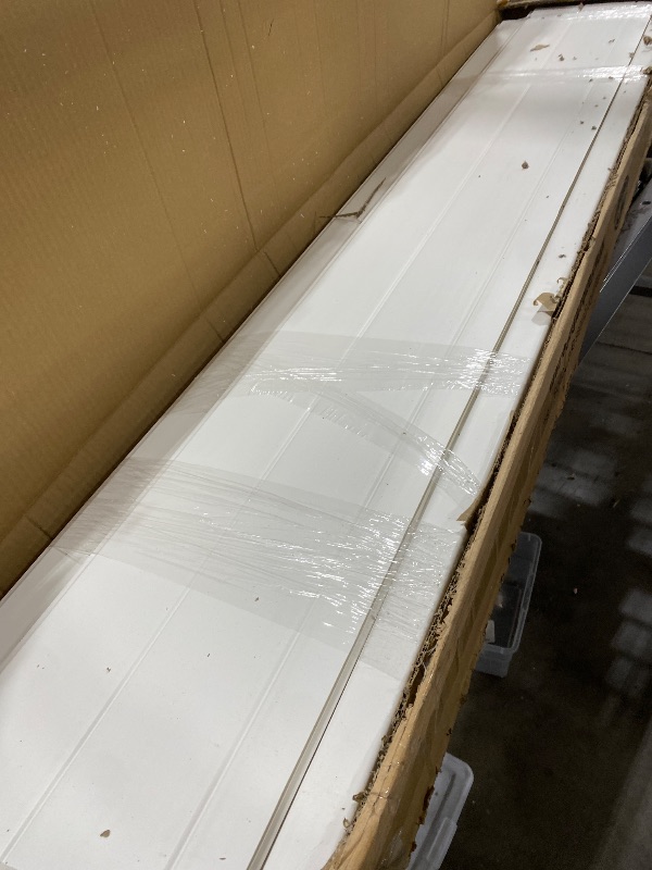 Photo 1 of 6ft H x 4ft W (1 Gate) No Dig WamBam Privacy Gate Kit, White Vinyl Privacy Yard Fence Gate with Hardware Included for Yard Fence Kit, Durable Outdoor Gate for Yard or Garden, BL19111