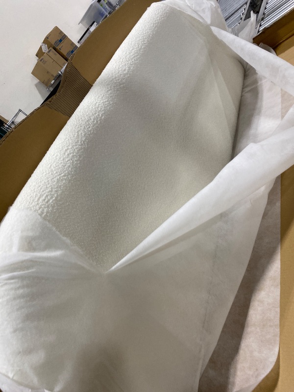 Photo 1 of **BOX 1 OF 2 PARTIAL SET QUEEN SIZE HEADBOARD WHITE **BOX 1 OF 2