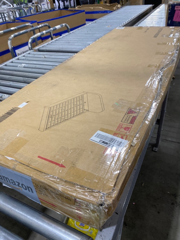 Photo 1 of **BOX 1 OF 2 PARTIAL SET QUEEN SIZE HEADBOARD WHITE **BOX 1 OF 2