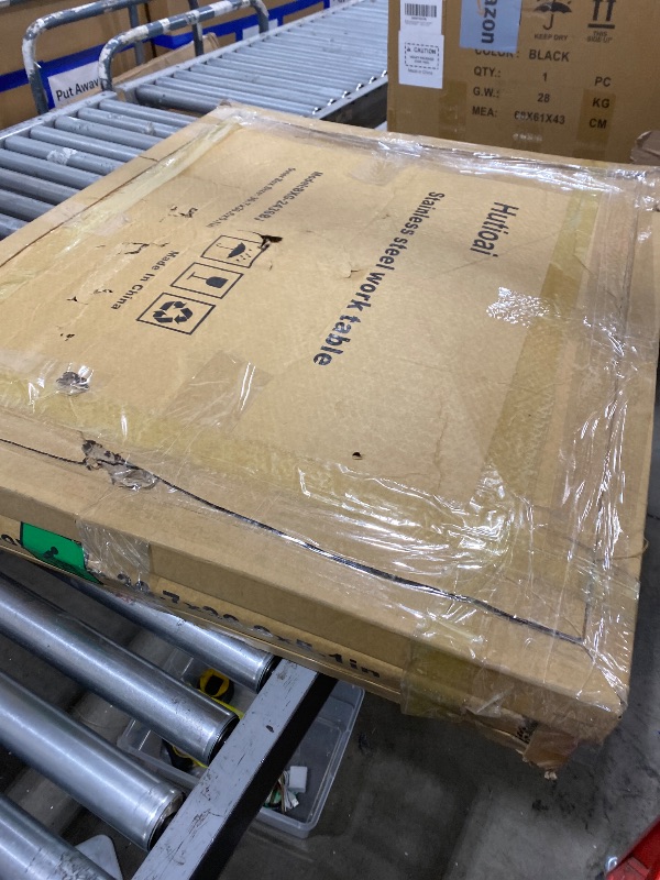 Photo 1 of STAINLESS STEEL WORK TABLE 