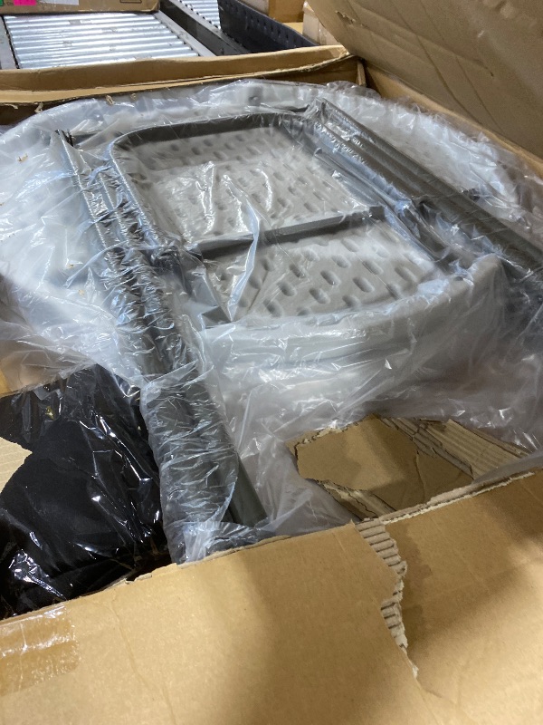 Photo 1 of Wenqik 2 Sets 32" High Top Round Folding Cocktail Tables White Bar Height with Removable Legs & 32"x43" Spandex Stretch Table Covers (Black)