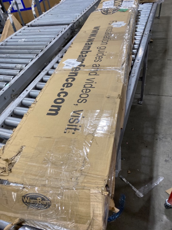 Photo 1 of **********MISSING PARTS*****************DAMAGED*******

6ft H x 4ft W (1 Gate) No Dig WamBam Privacy Gate Kit, White Vinyl Privacy Yard Fence Gate with Hardware Included for Yard Fence Kit, Durable Outdoor Gate for Yard or Garden, BL19111