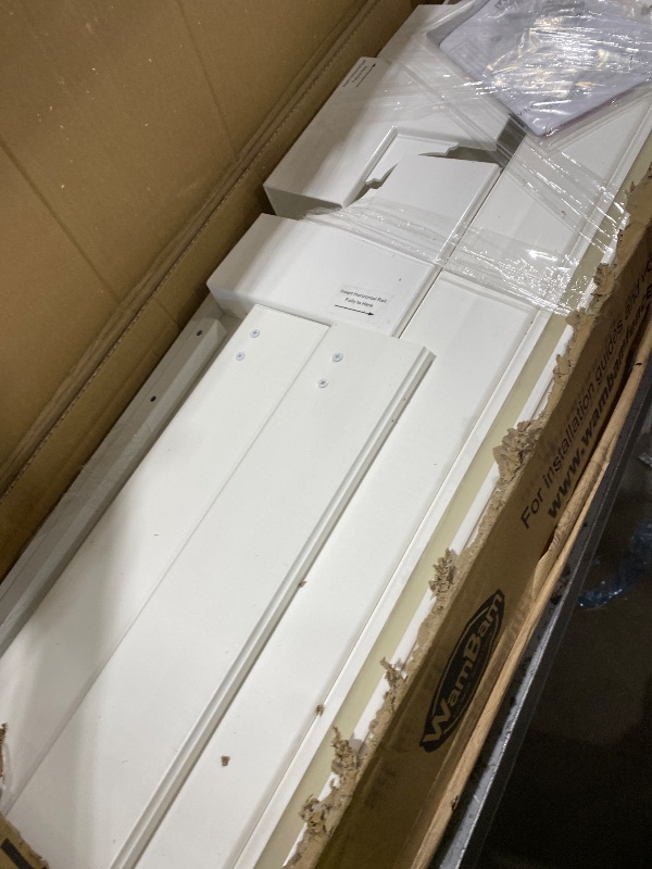 Photo 1 of **********MISSING PARTS*****************DAMAGED*******

6ft H x 4ft W (1 Gate) No Dig WamBam Privacy Gate Kit, White Vinyl Privacy Yard Fence Gate with Hardware Included for Yard Fence Kit, Durable Outdoor Gate for Yard or Garden, BL19111