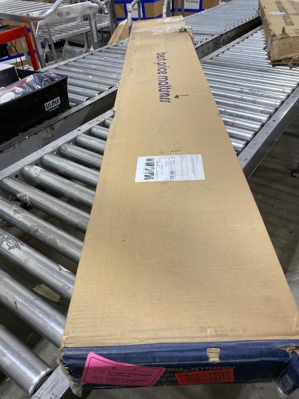 Photo 1 of Mellow Naturalista Classic 12 Inch Solid Wood Platform Bed with Wooden Slats, Twin XL, Natural Pine