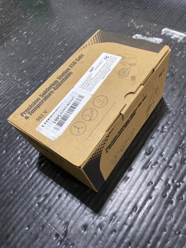 Photo 1 of WEP 982-V Micro Soldering kit with 5 C210 Soldering Iron Tips, Temperature Control, Sleep Mode, Auto Shutdown and LCD Display