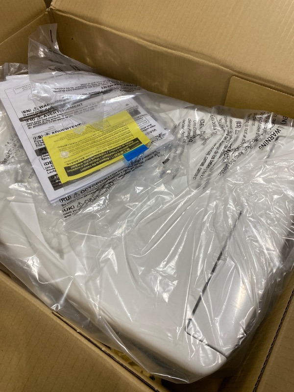 Photo 1 of TOTO WASHLET S5 Electronic Bidet Toilet Seat with Instantaneous Water Heating, PREMIST and EWATER+ Wand Cleaning, Elongated, Cotton White - SW3446#01