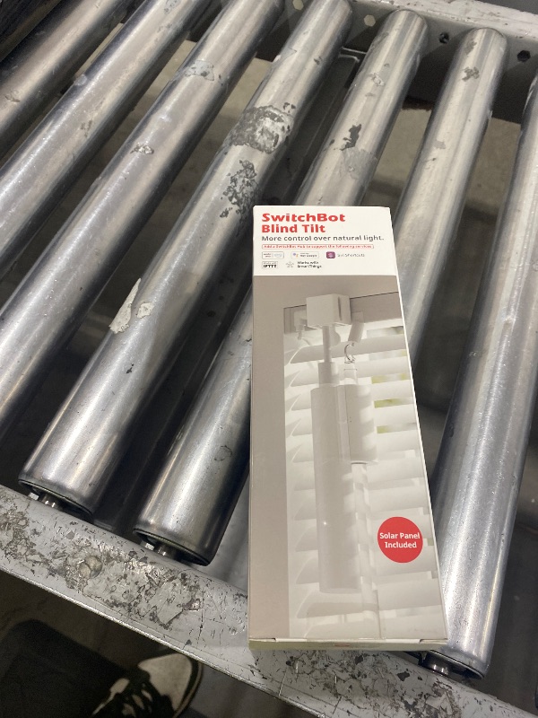 Photo 1 of SwitchBot Blind Tilt Motorized Blinds - Smart Electric Blinds with Bluetooth Remote Control, Solar Powered, Light Sensing Control, Add Hub Mini to Make it Compatible with Alexa & Google Home