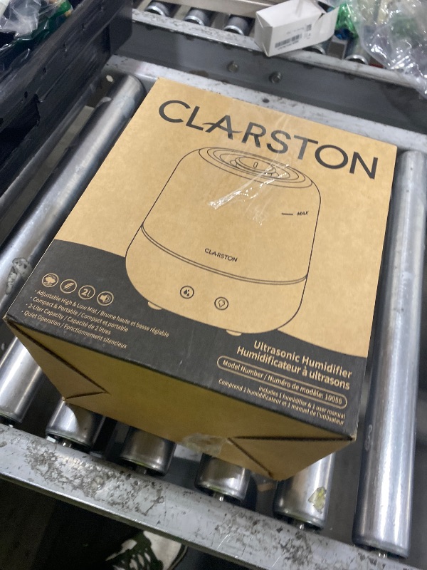 Photo 1 of Clarston 2L Cool Mist Humidifier for Bedroom with 360° Adjustable Nozzle, High and Low Mist Levels, Ultra-Low Noise, Light-Off, No BPA, Auto Shut Off, Ideal Baby Humidifier with Easy Top Filling