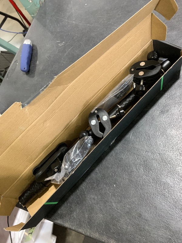 Photo 1 of VAZESWIN Aluminum Alloy Motorcycle Camera Mount Kit for GoPro Insta360 DJI, 360° Rotating Heavy-Duty Bike Handlebar Anti-Theft Clamp Mount with Extendable Selfie Stick for Motorcycle Bike ATV UTV