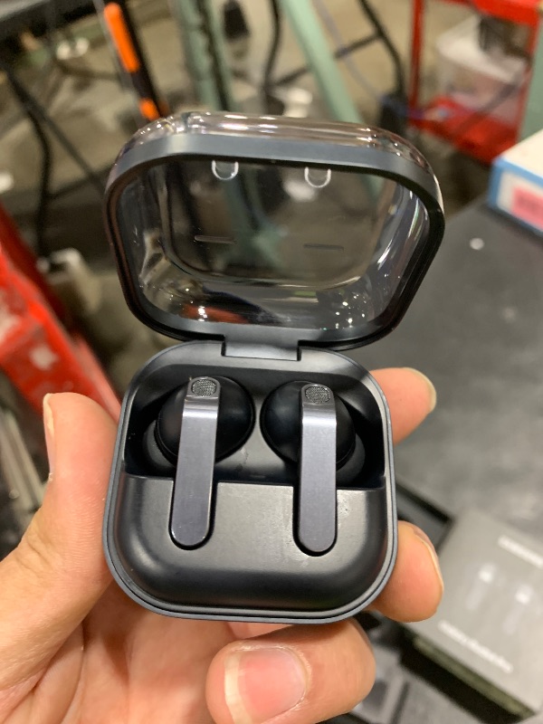 Photo 1 of Samsung Galaxy Buds 4 Pro (2026) AI True Wireless Bluetooth Earbuds, Hi-Res Audio, 2-Way Speaker, ANC 2.0, Optimized Comfort, IP57, Live Translation, Black [US Version, 2 Yr Warranty]