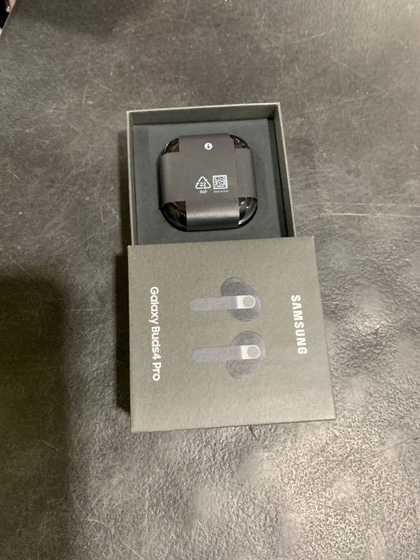 Photo 1 of Samsung Galaxy Buds 4 Pro (2026) AI True Wireless Bluetooth Earbuds, Hi-Res Audio, 2-Way Speaker, ANC 2.0, Optimized Comfort, IP57, Live Translation, Black [US Version, 2 Yr Warranty]