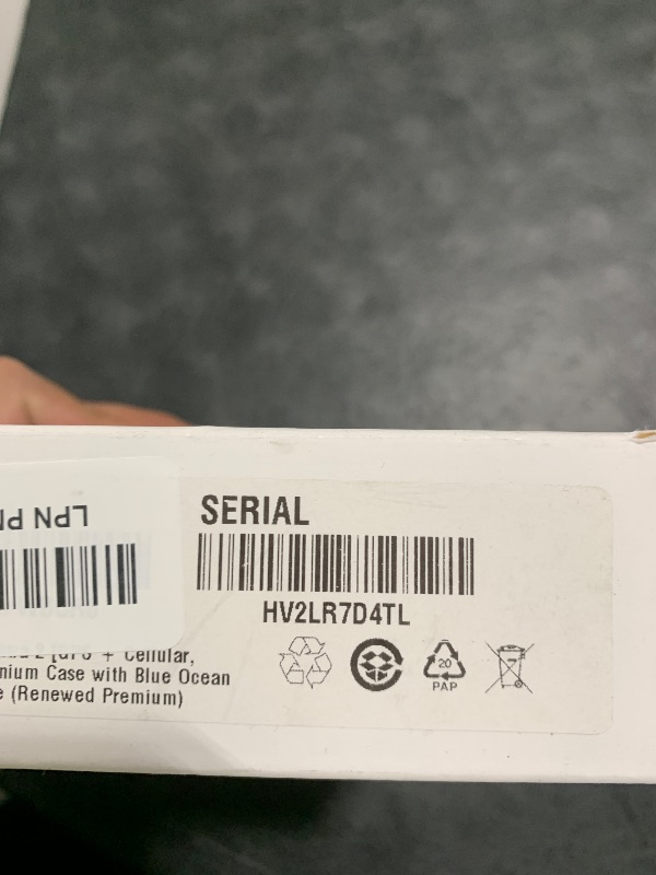 Photo 1 of Apple Watch Ultra 2 [GPS + Cellular, 49mm] - Titanium Case with Blue Ocean Band, One Size (Renewed Premium)