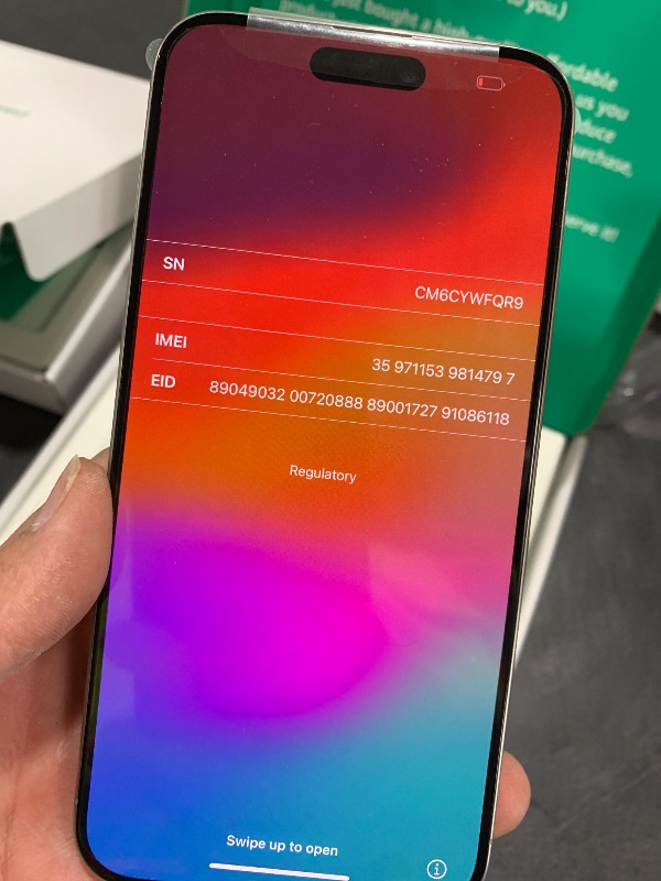 Photo 1 of Apple iPhone (Renewed Premium) 15 Pro Max, 512GB, Natural Titanium - Unlocked