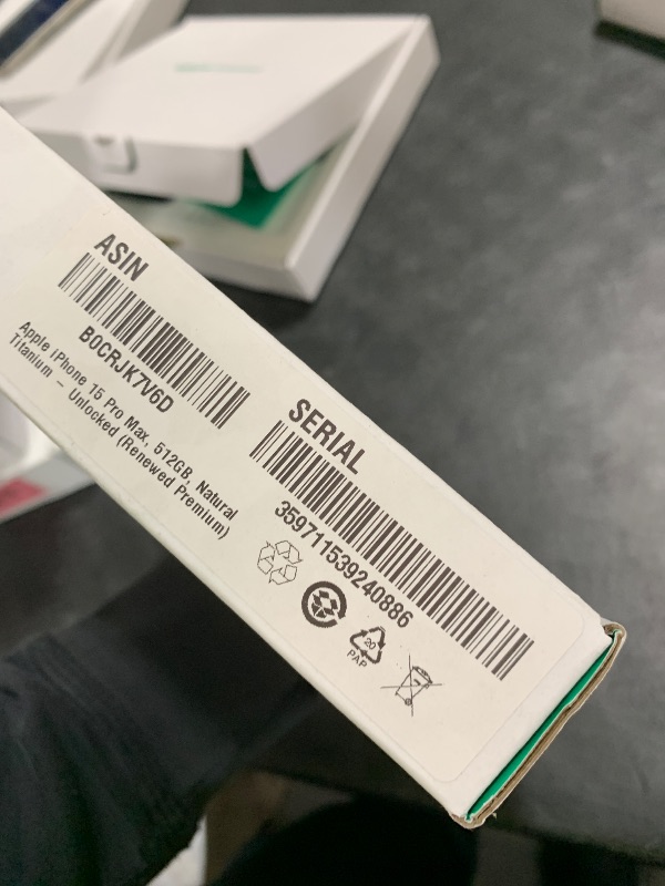 Photo 1 of Apple iPhone (Renewed Premium) 15 Pro Max, 512GB, Natural Titanium - Unlocked