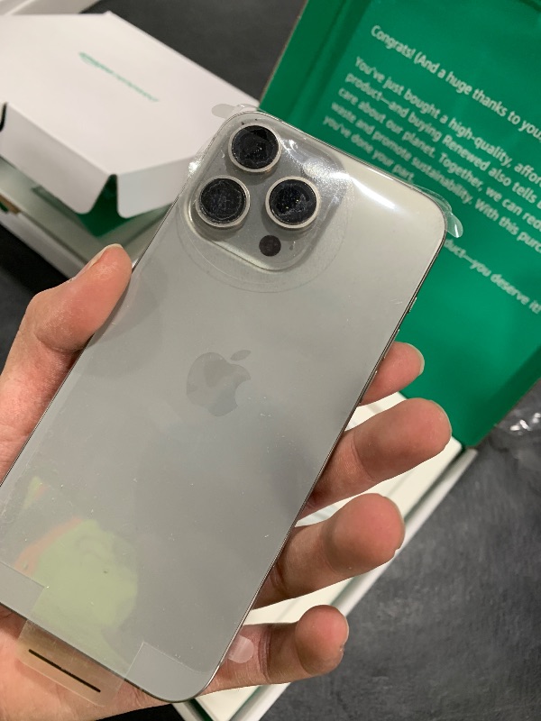 Photo 1 of Apple iPhone (Renewed Premium) 15 Pro Max, 512GB, Natural Titanium - Unlocked