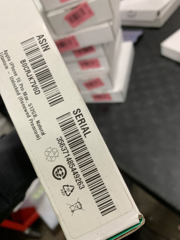 Photo 1 of Apple iPhone (Renewed Premium) 15 Pro Max, 512GB, Natural Titanium - Unlocked