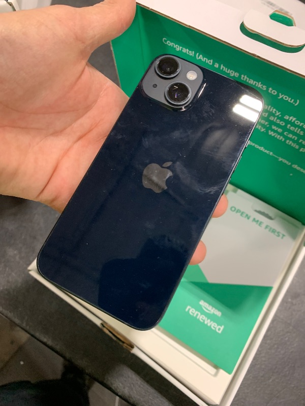 Photo 1 of Apple iPhone (Renewed Premium) 14, 128GB, Midnight 