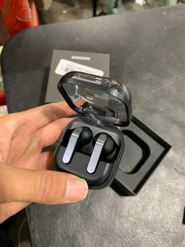 Photo 1 of Samsung Galaxy Buds 4 Pro (2026) AI True Wireless Bluetooth Earbuds, Hi-Res Audio, 2-Way Speaker, ANC 2.0, Optimized Comfort, IP57, Live Translation, Black [US Version, 2 Yr Warranty]