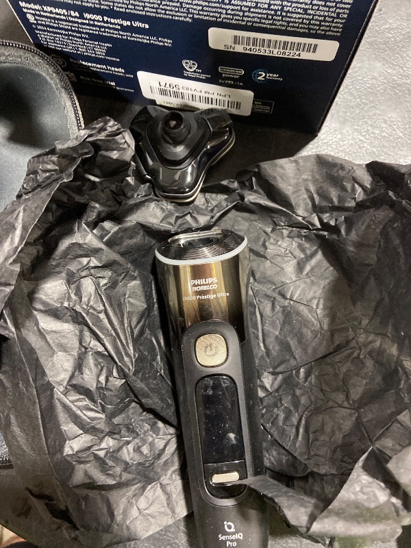 Photo 1 of Philips Norelco Shaver i9000 Prestige Ultra, Wet & Dry Electric Shaver, Black Gradient, SenseIQ Pro Technology, Triple Lift & Cut System, 360 Rotating NanoTech Precision Blades, 5 Modes, XP9405/84