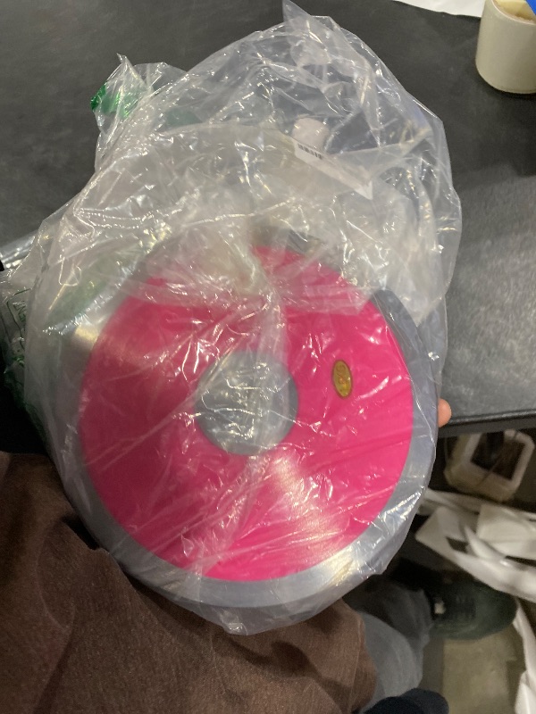 Photo 1 of 1.6 kg Sports Training Discus 2 Pcs for Girls Boys School Track and Field, 1.6 kg Nylon Discus with Steel Rim and Center, Men Women Discuses Outdoor Practice Throwing (Pink)