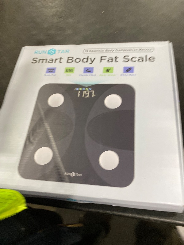Photo 1 of Scale for Body Weight and Fat Percentage, RunSTAR Digital Accurate Bathroom Smart Scale with Large Display, FSA&HSA Eligible 13 Body Composition Analyzer Sync App