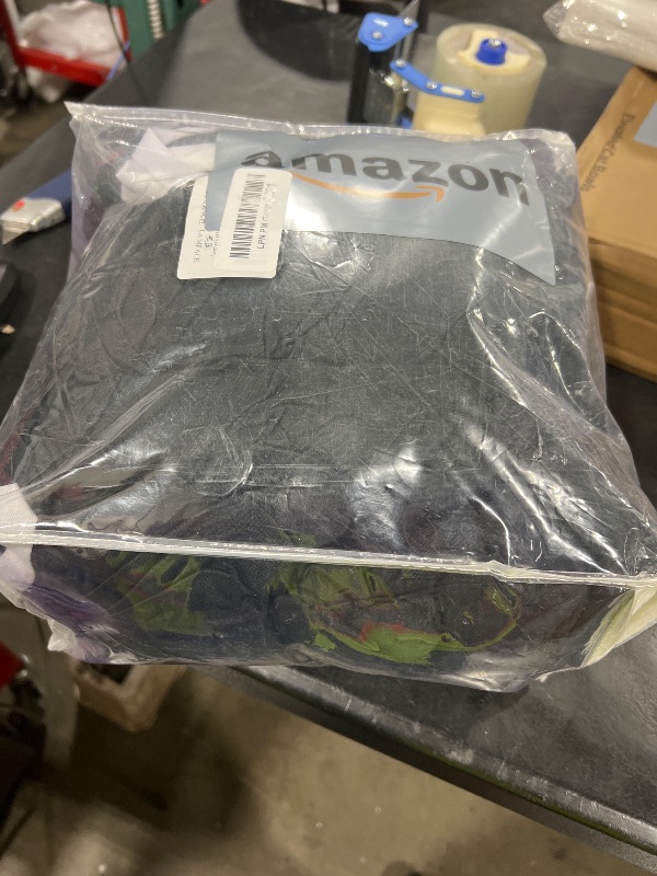 Photo 1 of LA MEACK Sectional Couch Covers 2-Piece Softness L Shaped Sofa Cover Super Stretch L-Type Couch Slipcover with 2Pcs Pillowcases Sofa Slipcover 3 Seater + 3 Seater Furniture Protector (Black)